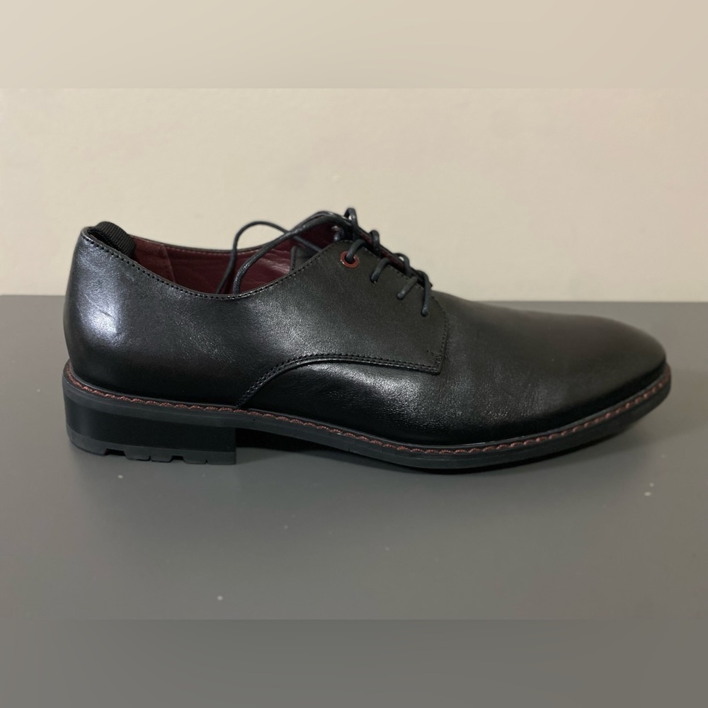 NWOT Giorgio Brutini Solid Black 177231 Lace Up Dress Shoes  Men's Size 11M - Picture 10 of 14